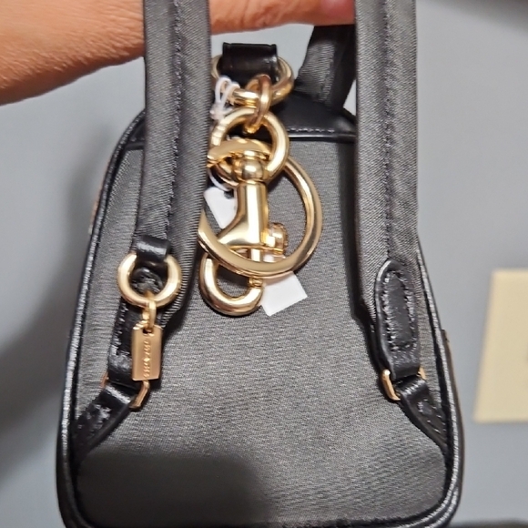 Coach NWT Floral Mini Backpack Charm - Picture 3 of 7